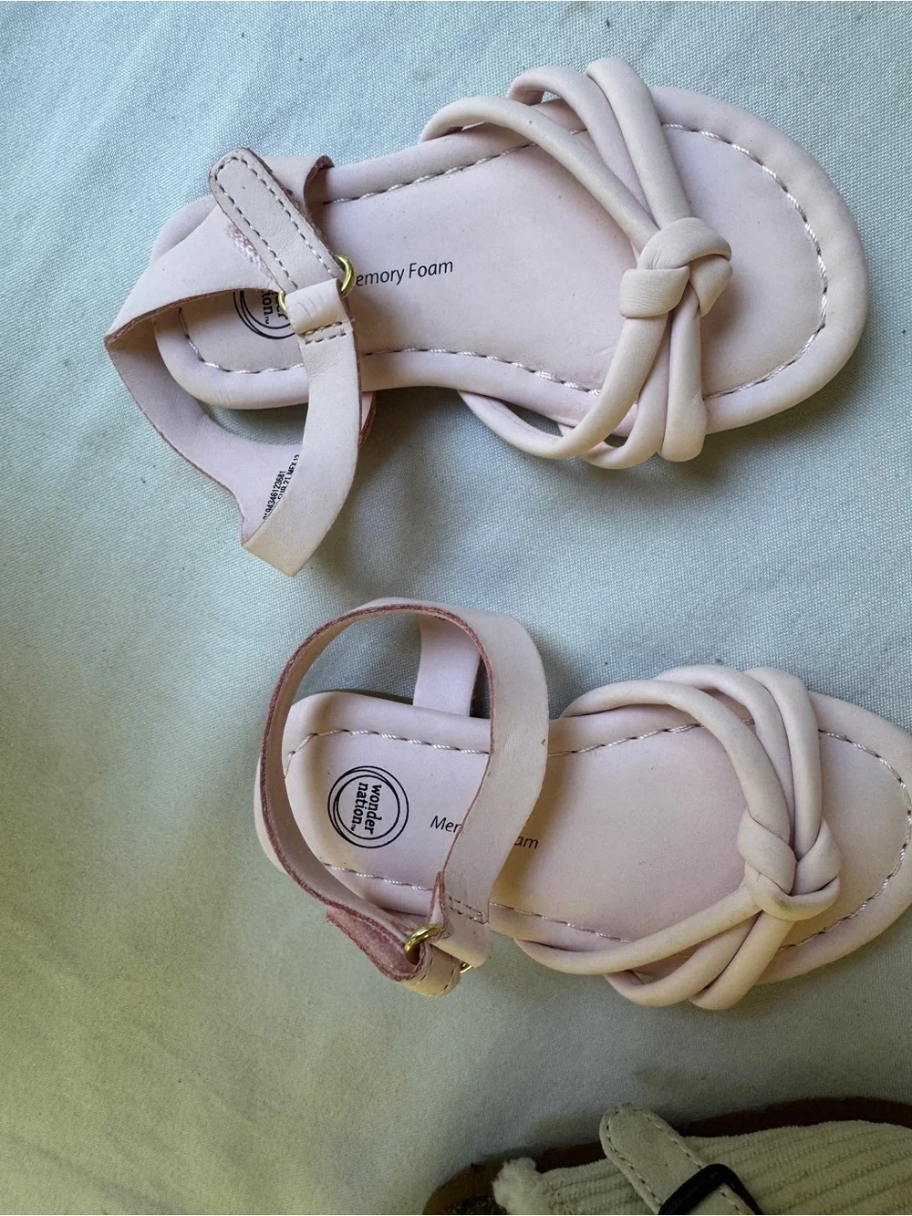 GAP Pink Knot Sandals and Cream Corduroy Mary Janes - Kids Set